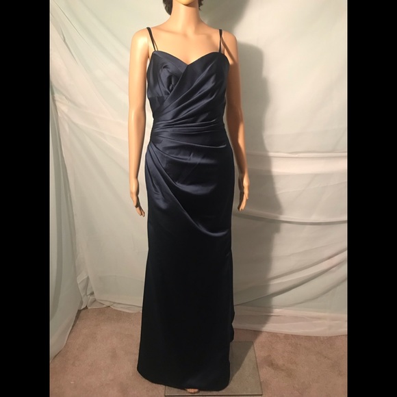 midnight blue mermaid dress